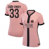 Paris Saint-Germain Warren Zaire-Emery #33 Fußballbekleidung 3rd trikot Damen 2024-25 Kurzarm